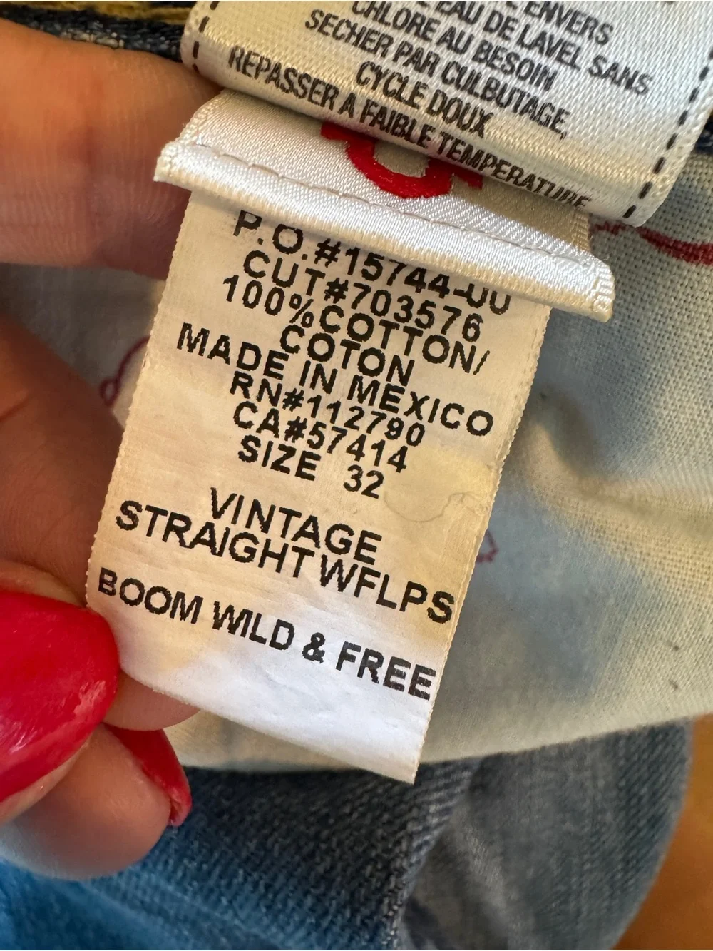 True Religion medium blue
